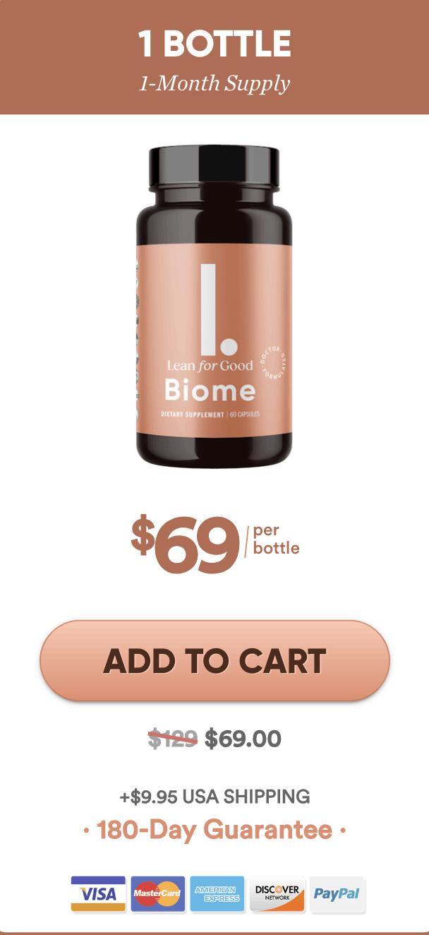 lean biome-price-of-1-bottle